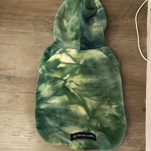 Spark Paws Green Dog Hoodie